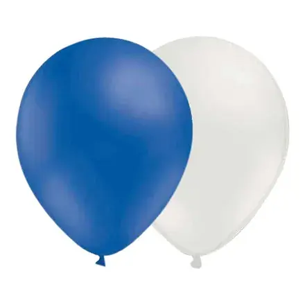 Topprodukt - Ballonkombi Blå-Hvid
