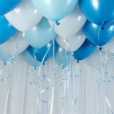 Ballonsæt Loft Babyblå | Køb i dag