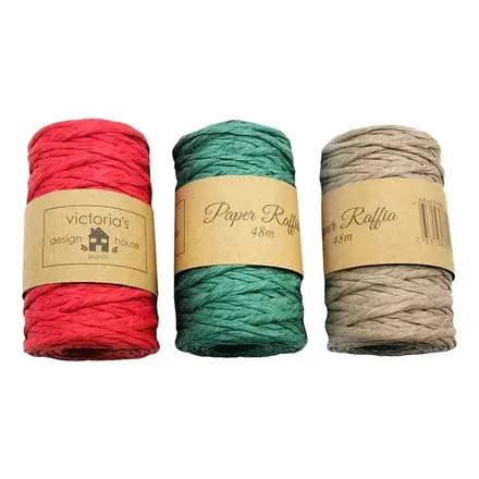 Populær - Papirgarn Raffia