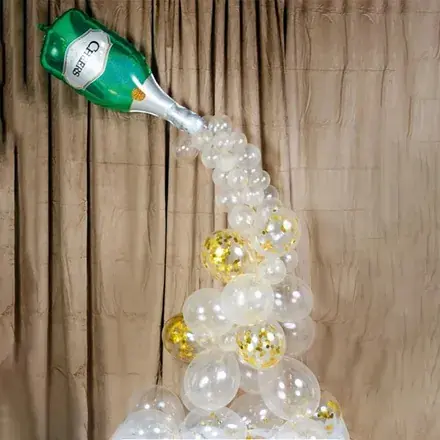 Ballonbue Champagneflaske Sæt | Køb online