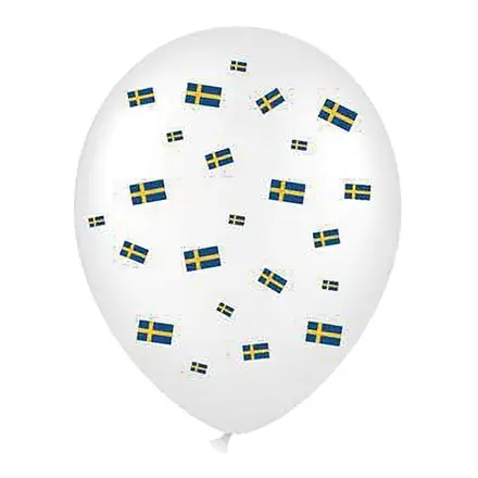 Balloner Svenske Flag - Spar ekstra