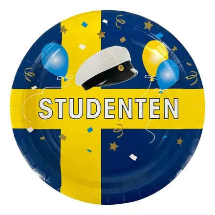 Bestseller - Paptallerkener Studenten