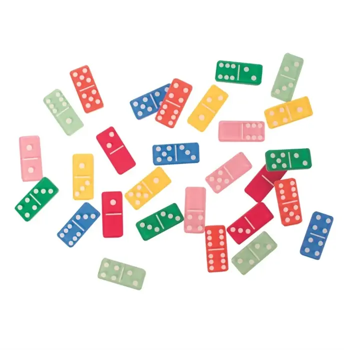 Domino i akryl, 28 stk./sæt - Rabat