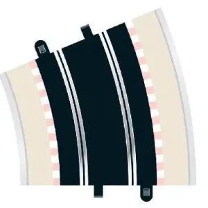 Stærkt tilbud - Scalextric - C8235 - RAD 4 OUTER CURVE 22.5° (2 PER BAG)