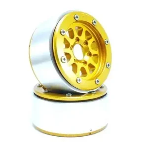 1.9" Beadlock Crawler fælge Guld/ Guld - 2 stk | Leveres hurtigt