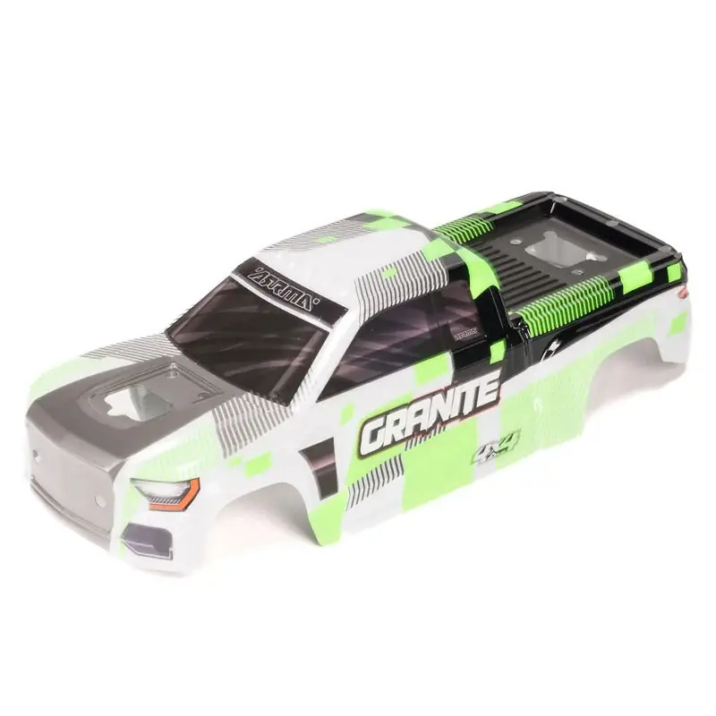 1/10 Clipless Painted Decaled Body Green GRANITE 4X4 | Meget populær