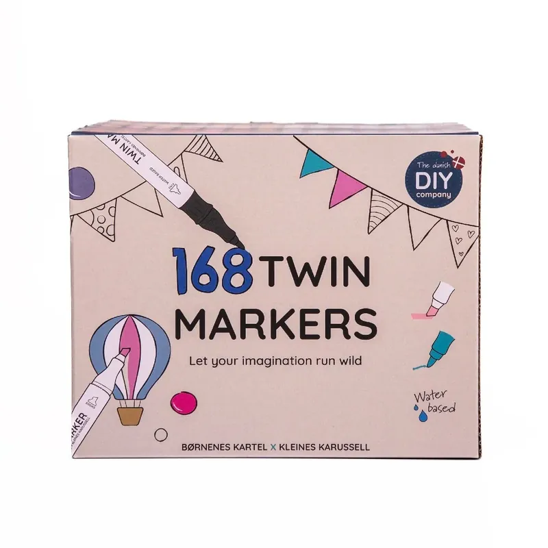 168 Vandbaserede Twin Markers - Nyhed i sortimentet