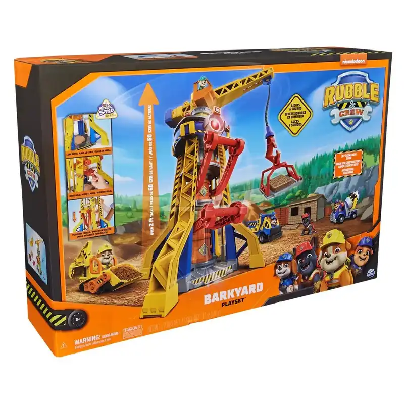 Hurtig forsendelse - Rubble & Crew, krantårn med Kinetic Sand