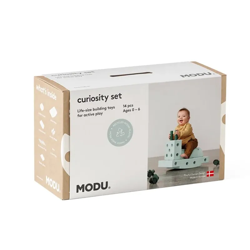 Curiosity Sæt Ocean Mint/Forest Green (13 dele) | Kan bestilles