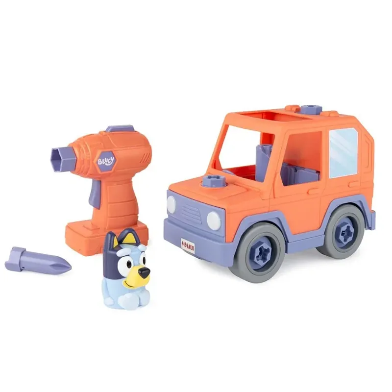 Bluey Build a Buddy Motoriseret Bil og Boremaskine - Favorit blandt kunder