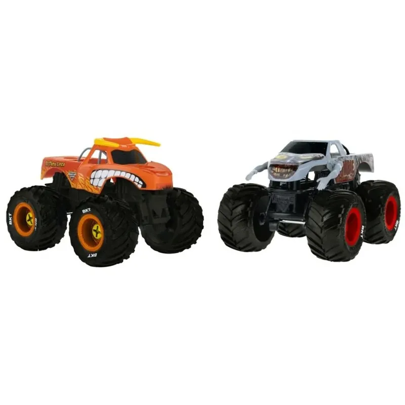 2-pak Mechanix Byg Din Egen Monstertruck med Zombie & El Toro Loco | Supergod pris