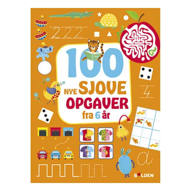 100 Nye Sjove Opgaver - Fra 6 år - Mest solgt