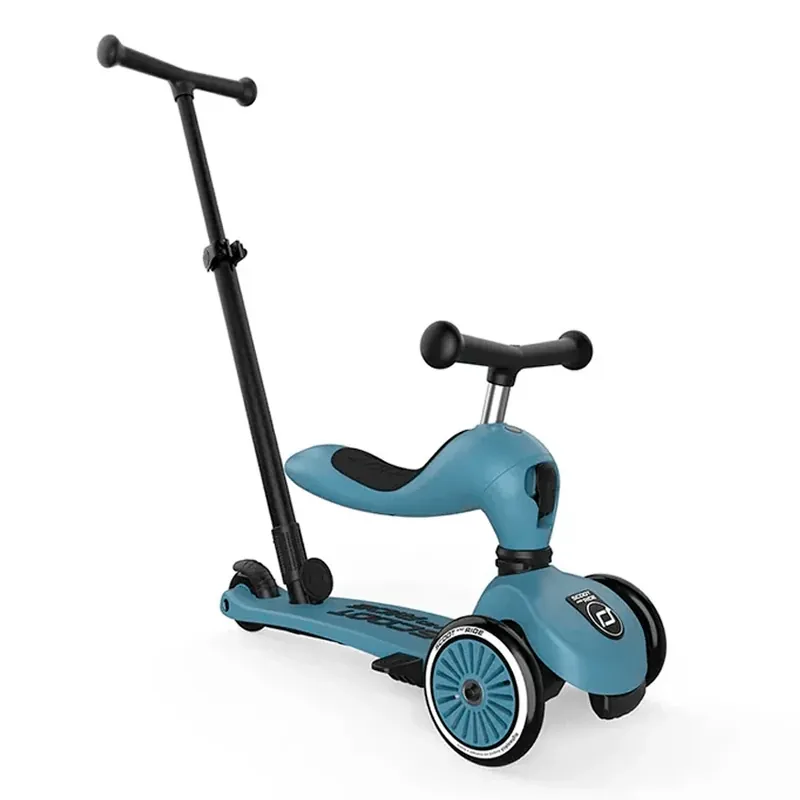 Highway Kick 1 Push & Go Steel - Prisnedsættelse