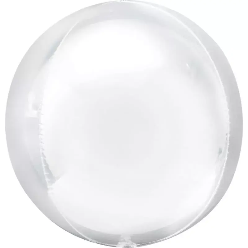 Anbefalet valg - Orbz Kugle Folieballon Hvid, 40 cm
