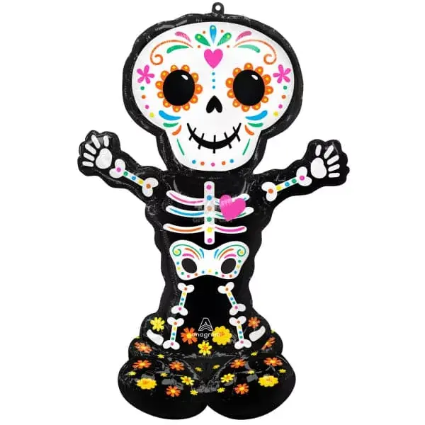 AirLoonz Kæmpe Ballon, Day Of The Dead 132 cm - Særtilbud