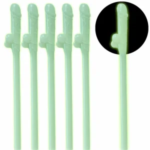 Bestseller | Selvlysende Penis Sugerør