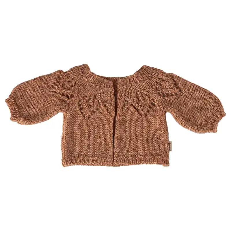 Anbefalet valg - Maileg Strikket cardigan Size 4 - Gl rosa