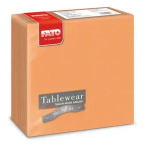 Airlaid Middagsservietter - Stoflignende Shade - Mandarin - 50 [88443700*] - Premium kvalitet