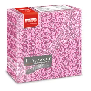 Airlaid Middagsservietter - Mosaic - Fuchsia - 50 stk. - Stofli [88442900*] | Fordelagtig pris