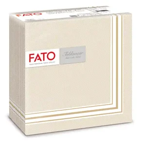 Airlaid Middagsservietter - Linen - Ecru - 50 stk. - Stoflignen [88452400*] | Nytilføjet